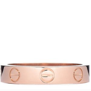 Solid 18k Rose Gold Cartier Ring